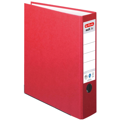 Artikelbild 2 für herlitz maX.file nature plus Ordner rot Karton 8,0 cm DIN A4, 1 St., Artikelnummer 473538