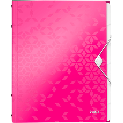 Artikelbild für LEITZ Ordnungsmappe WOW 4633 6 Fächer pink, 1 St., Artikelnummer 400287