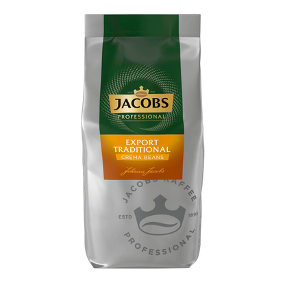 Artikelbild 2 für JACOBS EXPORT TRADITIONAL Crema Kaffeebohnen, Arabica- und Robustabohnen kräftig, 1000 g, Artikelnummer 393268