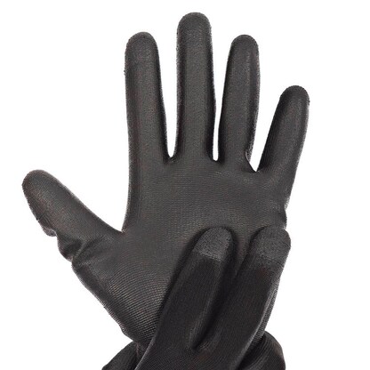 Artikelbild 2 für HYGOSTAR unisex Arbeitshandschuhe Black Ace Touch schwarz Größe 9, 12 Paar, Artikelnummer 652137
