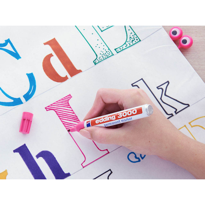 Artikelbild 19 für edding 3000 Permanentmarker schwarz 1,5 - 3,0 mm, 10 St., Artikelnummer 316547