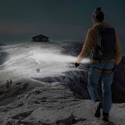 Artikelbild 2 für hama FLX1000 LED Taschenlampe grau 21,0 cm, 1 St., Artikelnummer 776889