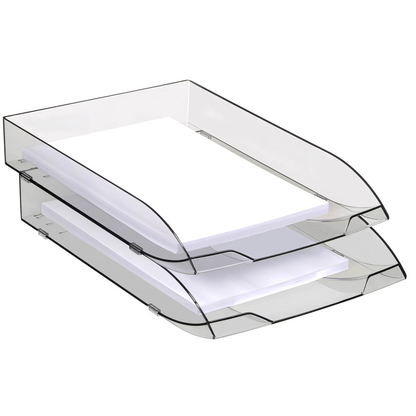 Artikelbild 2 für cep Briefablage Ice Black schwarz-transparent DIN A4, 1 St., Artikelnummer 260277