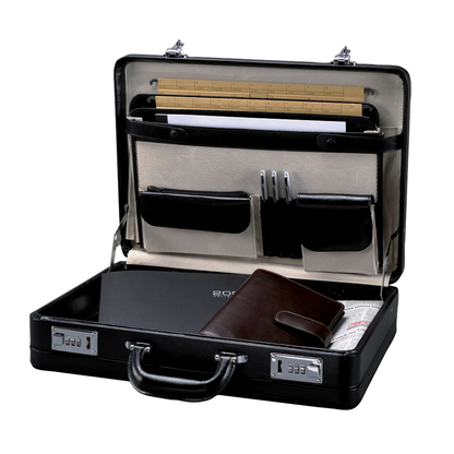 Artikelbild 3 für Alassio Aktenkoffer TAORMINA Leder schwarz 45,5 x 12,0 x 33,0 cm, Artikelnummer 188706