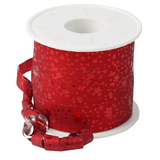 Artikelbild 1 für PRÄSENT Geschenkband Glitter Star mattglänzend rot 10,0 mm x 100,0 m, Artikelnummer 934822