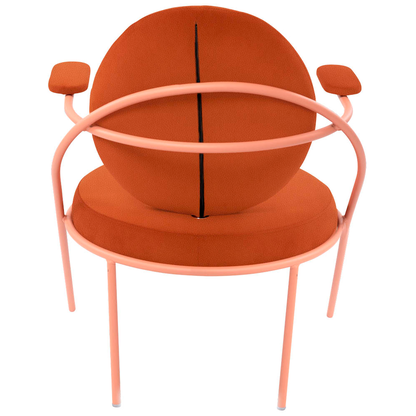 Artikelbild 5 für meet powered by PAPERFLOW Sessel SATURNE rost rosa Kunstleder 70,0 x 73,0 x 88,0 cm, 2 St., Artikelnummer 230908