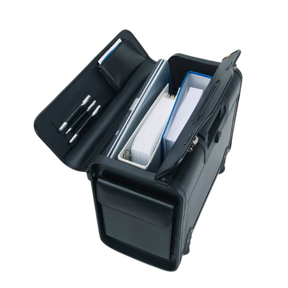 Artikelbild 4 für Alassio Pilotenkoffer SILVANA Leder schwarz 49,0 x 25,0 x 40,0 cm, Artikelnummer 909853