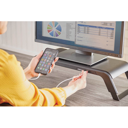 Artikelbild 4 für Fellowes Monitorständer Hana Series schwarz, Artikelnummer 160032