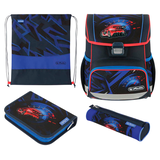 Artikelbild 1 für herlitz Schulranzen-Set Loop Plus High Speed Kunstfaser blau, Artikelnummer 271492