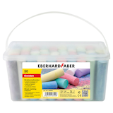 Artikelbild 1 für EBERHARD FABER Straßenmalkreide farbsortiert 50 St., Artikelnummer 198222