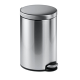 Artikelbild 1 für DURABLE Slow Motion Mülleimer 12,0 l edelstahl, 1 St., Artikelnummer 229498