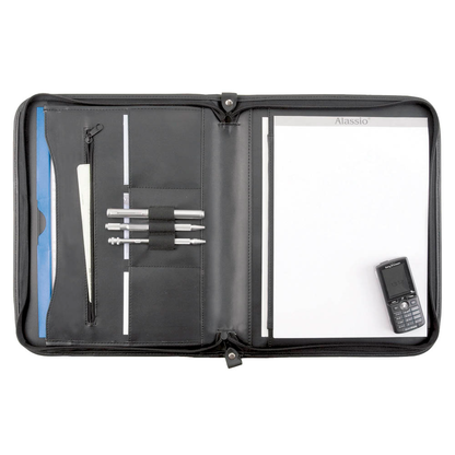 Artikelbild 3 für Alassio Konferenzmappe MILANO Leder DIN A4 schwarz, Artikelnummer 281055