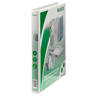 Artikelbild 2 für LEITZ Präsentationsringbücher 2-Ringe weiß 5,0 cm DIN A4, 6 St., Artikelnummer 596031