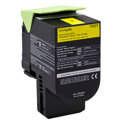 Artikelbild 3 für Lexmark 70C20Y0 gelb Toner, Artikelnummer 251140
