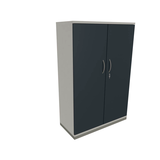 Artikelbild 1 für fm Aktenschrank Sidney, 4260429763627 weiß, lavagrau 3 Fachböden 100,0 x 44,2 x 151,7 cm, Artikelnummer 410561