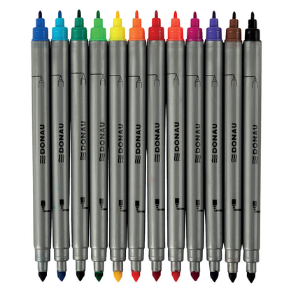 Artikelbild 2 für DONAU Filzstifte farbsortiert, 12 St., Artikelnummer 687527