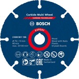 Artikelbild 1 für BOSCH Trennscheibe EXPERT Carbide Multiwheel, 1 St., Artikelnummer 795833