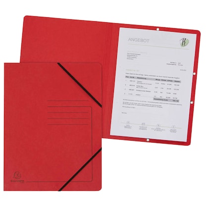 Artikelbild für Exacompta Eckspanner DIN A4 rot, 5 St., Artikelnummer 286928