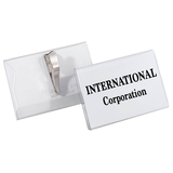 Artikelbild 1 für DURABLE Namensschilder mit Krokoklemme 9,0 x 5,4 cm, 25 St., Artikelnummer 458554