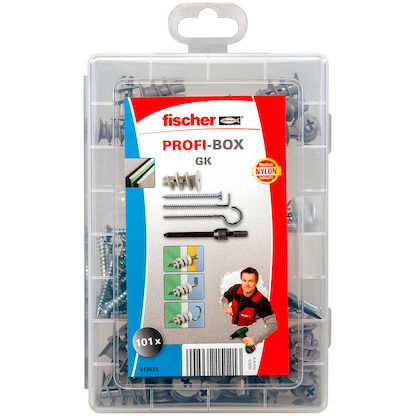 Artikelbild 5 für fischer Profi-Box - GK + Screws 2K 518528 Dübel- und Schrauben-Sortiment, 101-teilig, Artikelnummer 479669