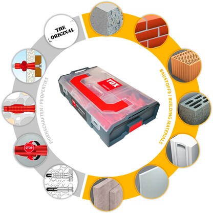 Artikelbild 3 für TOX L-BOXX TRI Micro Allround 094900201 Universaldübel-Sortiment, 266-teilig, Artikelnummer 560013