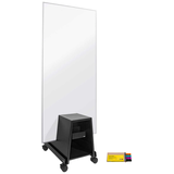 Artikelbild 1 für SIGEL Whiteboard-Set mit Ständer Single-use Meet up 90,0 x 180,0 cm weiß/schwarz/silber Aluminium, Artikelnummer 753687