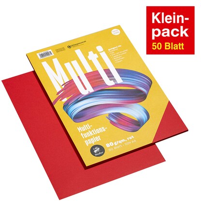 Artikelbild für Staufen® Kopierpapier rot DIN A4 80 g/qm 50 Blatt, Artikelnummer 538062