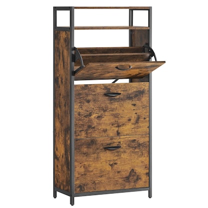 Artikelbild für VASAGLE Schuhschrank, LBS101B01 braun 1 Fachboden 60,0 x 30,0 x 130,0 cm, Artikelnummer 289377