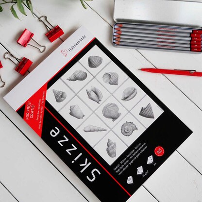 Artikelbild 2 für HAHNEMÜHLE Skizzen-Set schwarz, Artikelnummer 708707