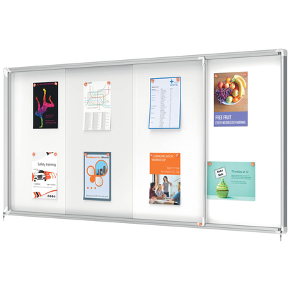 Artikelbild 6 für nobo Schaukasten silber 27x DIN A4 207,2 x 5,4 x 100,0 cm, 1 St., Artikelnummer 699607