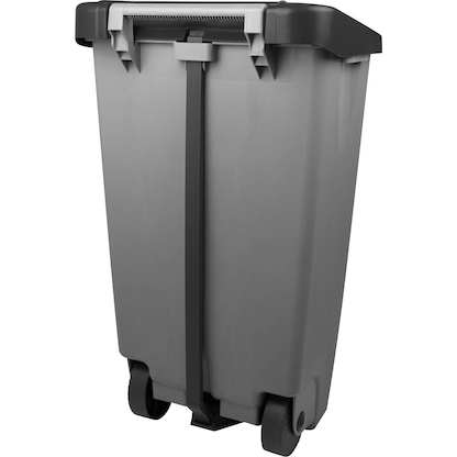 Artikelbild 3 für helit Mülleimer 120,0 l grau, schwarz, 1 St., Artikelnummer 356473