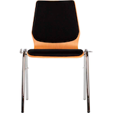 Artikelbild 1 für LÜLLMANN Stapelstuhl 225560 buche, schwarz Holz, 1 St., Artikelnummer 790836