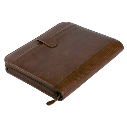 Artikelbild 3 für Alassio Ringbuchmappe VITERBO Lederimitat DIN A4 braun, Artikelnummer 896464