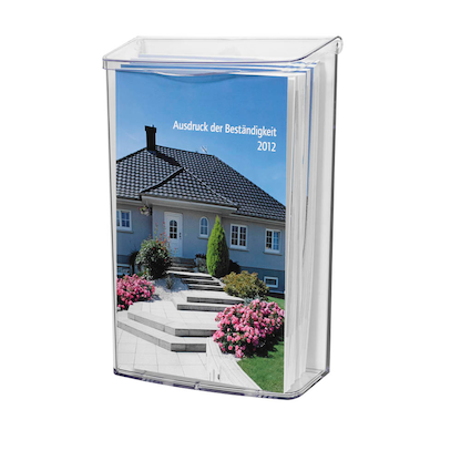 Artikelbild 5 für SIGEL Wandprospekthalter transparent DIN A4 24,7 x 8,8 x 33,9 cm, 1 St., Artikelnummer 553420