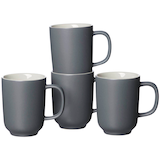 Artikelbild 1 für FliRt by R&B Kaffeetassen JASPER grau 0,28 l, 4 St., Artikelnummer 174241