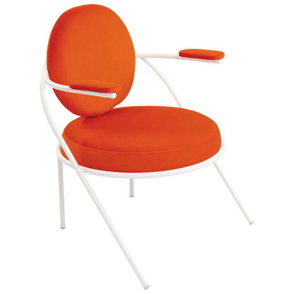 Artikelbild 2 für meet powered by PAPERFLOW Sessel SATURNE rost weiß Stoff 70,0 x 73,0 x 88,0 cm, 2 St., Artikelnummer 230886