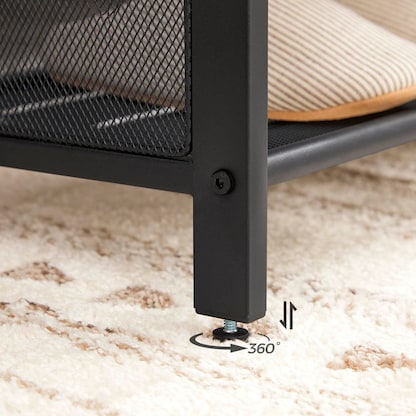 Artikelbild 8 für VASAGLE Schuhbank LBS75X braun, schwarz Holz 80,0 cm, Artikelnummer 439358