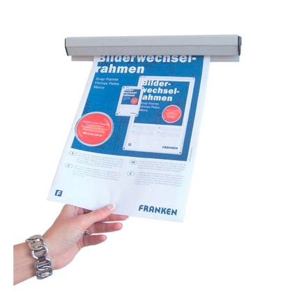 Artikelbild 2 für FRANKEN Klemmleiste 50,0 cm grau selbstklebend, Wandmontage, 1 St., Artikelnummer 671097
