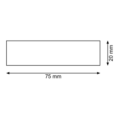 Artikelbild 2 für EICHNER Magnetschilder weiß 2,0 x 7,5 cm, 300 St., Artikelnummer 702789