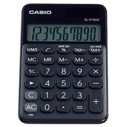 Artikelbild 4 für CASIO SL-310UC Taschenrechner schwarz, Artikelnummer 445837