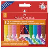 Artikelbild 1 für FABER-CASTELL Jumbo Wachsmalstifte farbsortiert, 12 St., Artikelnummer 331546