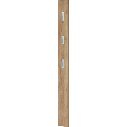 Artikelbild für GERMANIA Wandgarderobe 3348-243 eiche Holz 3 Haken 15,0 x 170,0 cm, Artikelnummer 501419