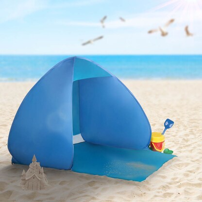 Artikelbild 2 für Idena Strandmuschel Pop-Up, schwarz Kunstfaser, Kunststoff, Artikelnummer 745523