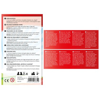Artikelbild 5 für Idena Eierlaufspiel Geschicklichkeitsspiel, 1 St., Artikelnummer 193138