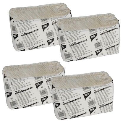 Artikelbild für PAPSTAR Servietten weiß 1-lagig 25,0 x 30,0 cm, 1.000 St., Artikelnummer 237069