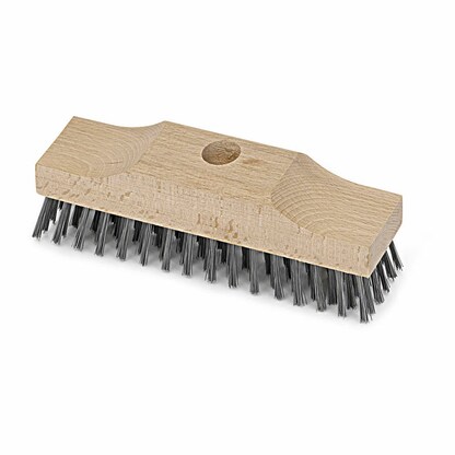 Artikelbild für Nölle Drahtbesen Stahldraht grau Holz 22,0 cm breit, Artikelnummer 283687