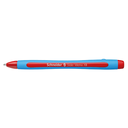Artikelbild 2 für Schneider Kugelschreiber Slider Memo hellblau/rot, Schreibfarbe: rot, 1 St., Artikelnummer 136046