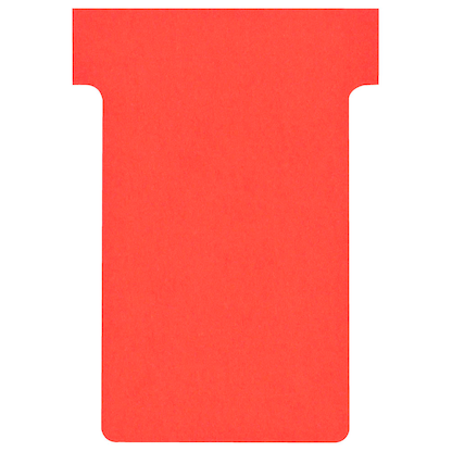 Artikelbild für FRANKEN TK101 Größe 1 T-Steckkarten rot, 100 St., Artikelnummer 670996