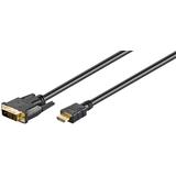 Artikelbild 1 für goobay HDMI A/DVI-D Kabel 3,0 m schwarz, 1 St., Artikelnummer 372925