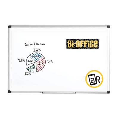 Artikelbild 3 für Bi-Office Whiteboard MAYA 60,0 x 45,0 cm weiß emaillierter Stahl, Artikelnummer 609533
